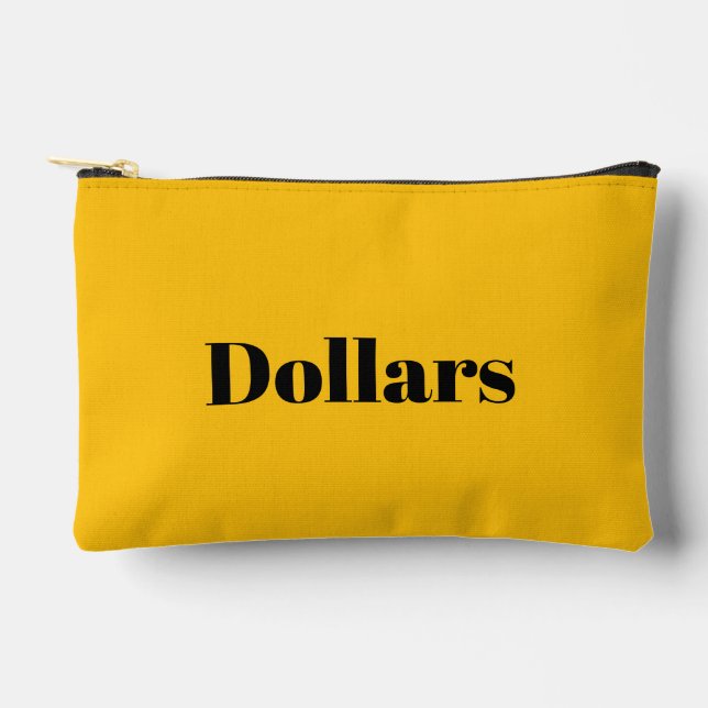 Bolsa de cremallera en dólares canadienses o estad (Anverso)