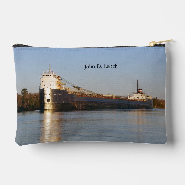Bolsa de cremallera John D. Leitch (Reverso )