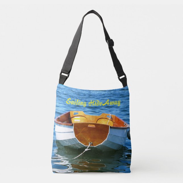 Bolsa de Cross-Body Nautical de Vela (Anverso)