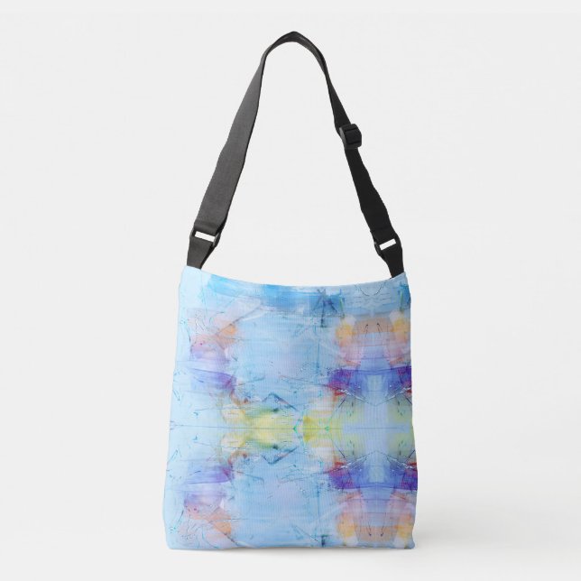 bolsa de crossbody azul (Anverso)