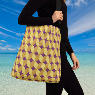 Bolsa de Crossbody con estampado retro de los años