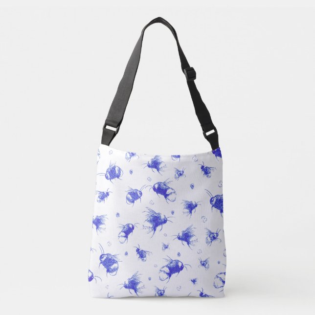 Bolsa de Crossbody con tema de abeja | Regalo para (Anverso)