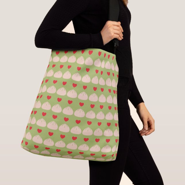 Bolsa de crossbody de Amor de Dumpling Matcha (2 T (Detalle)