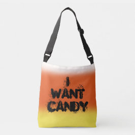 Bolsa de crossbody de Candy Corn "Quiero Candy"