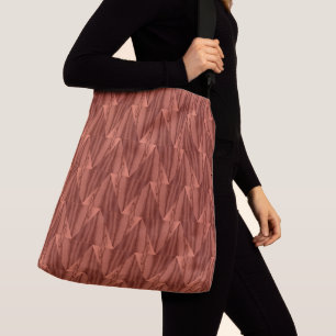 Bolsa de crossbody de cedro geométrico (2 tamaños)
