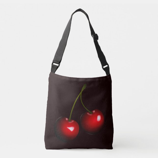 Bolsa de crossbody de cerezas dulces - Elegir colo (Anverso)