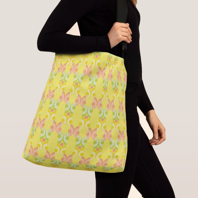 Bolsa de crossbody de cítricos retro (2 tamaños) (Detalle)
