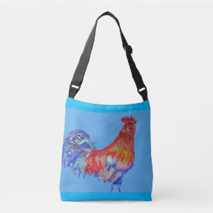 Bolsa de crossbody de color de agua rojo
