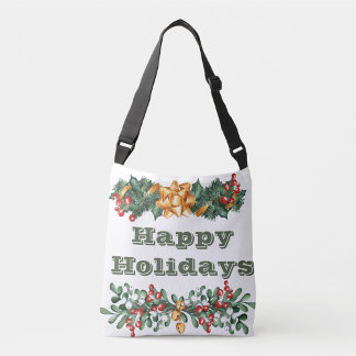 Bolsa de Crossbody de Felices Fiestas