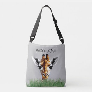 Bolsa De Crossbody De Girafa Silvestre Y Libre