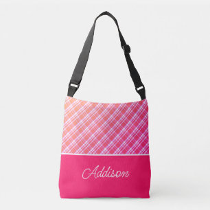 Bolsa De Crossbody De Gradiente Rosa Y De Banda