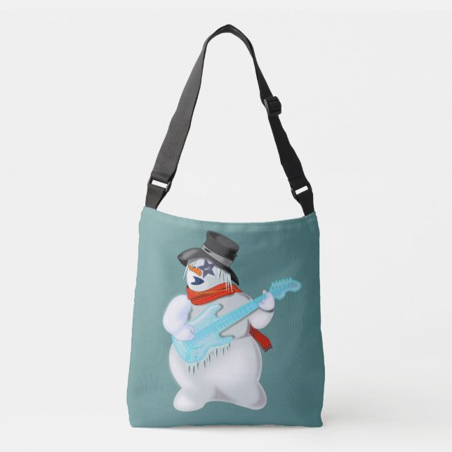 Bolsa de Crossbody de la Roca de Snowman (Anverso)