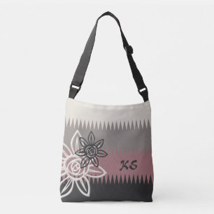 Bolsa de crossbody de Rosa/Personalizado de carbón