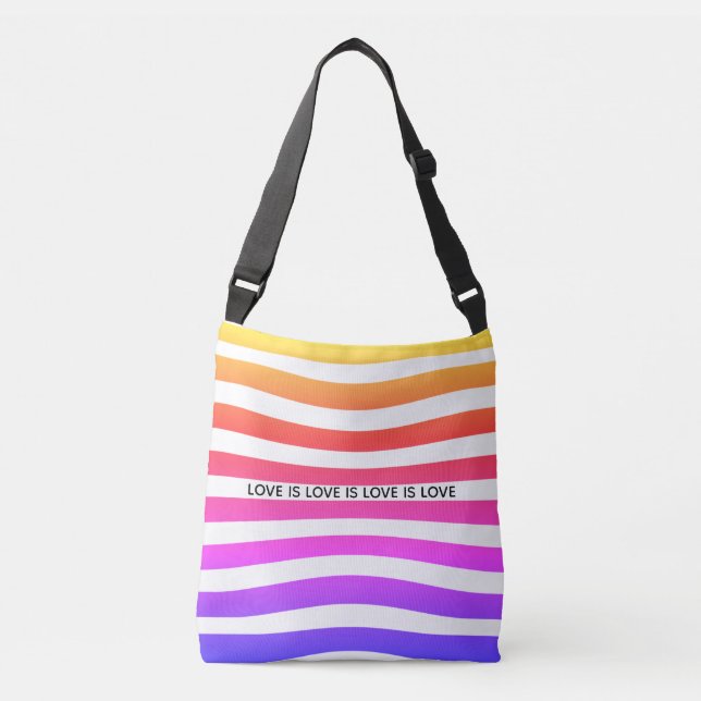 Bolsa de Crossbody del Orgullo Arcoiris (Anverso)
