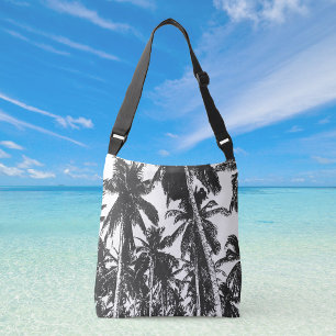 Bolsa de crossbody media para palmeras negras
