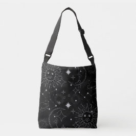 BOLSA DE CROSSBODY (NEGRO) DE ASTROLOGÍA