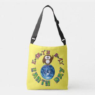 Bolsa de crossbody para búho del Día de la Tierra