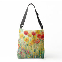 Bolsa de Crossbody para Coppies Florales Modernos
