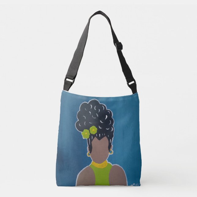 Bolsa de Crossbody para damas africanas (Anverso)