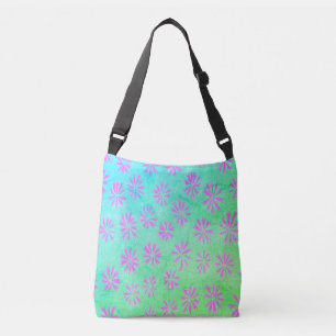 Bolsa de crossbody para flores oceánicas