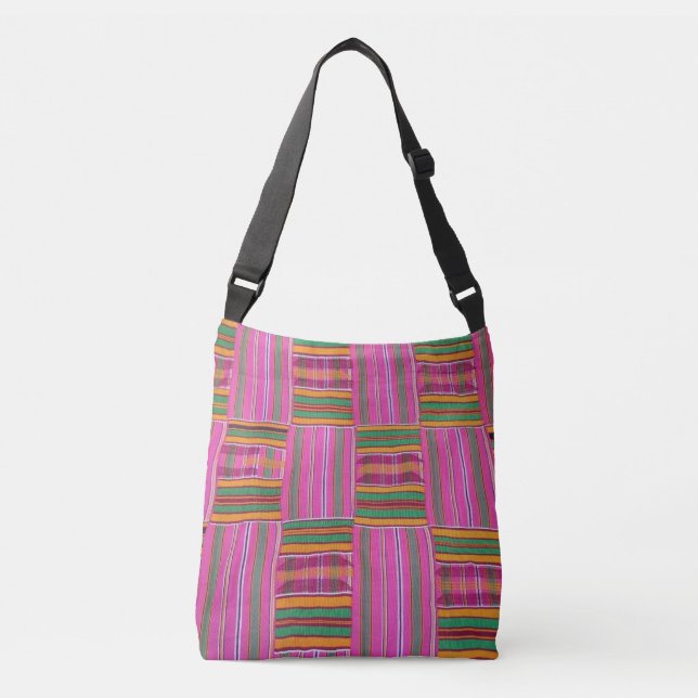 Bolsa de crossbody para impresión africana (Anverso)