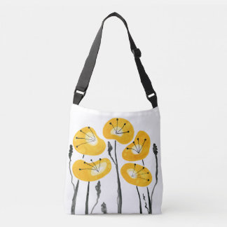 Bolsa de crossbody para los lapiceros amarillos