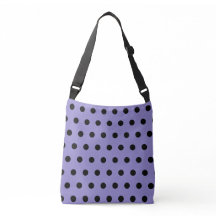 Bolsa de crossbody para polka (Lavanda y negro)