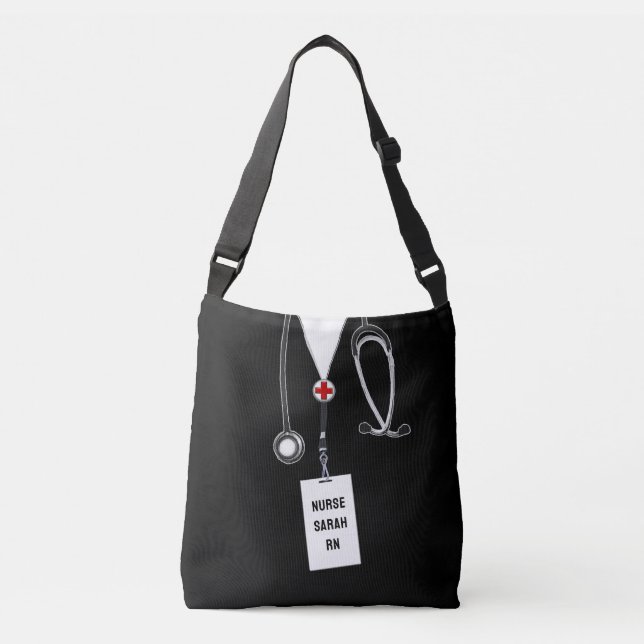 Bolsa de Crossbody para regalo de enfermera person (Anverso)