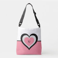 Bolsa de Crossbody personalizada rosa con enorme c