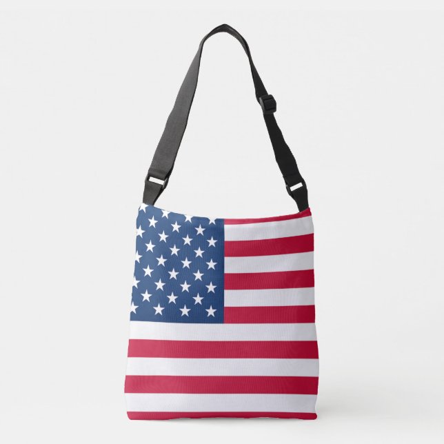 Bolsa de crucería con bandera de Estados Unidos -  (Anverso)