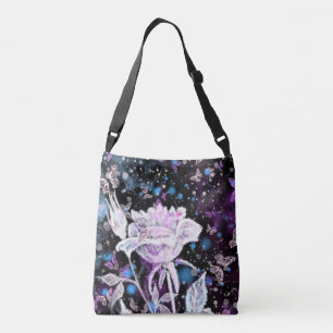Bolsa de cruces de rosa blanca