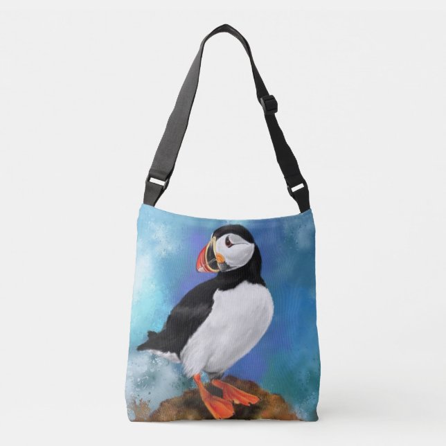 Bolsa de cruz de pájaros del atlántico de aleta o  (Anverso)