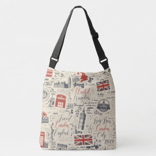 Bolsa de cruzado de cuerpo de Londres de época
