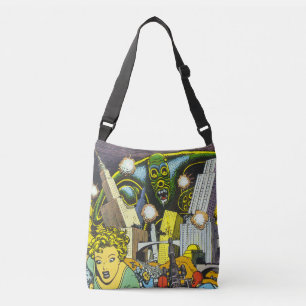 Bolsa de cuerpo cruzado "Alien Wreaking Havoc"