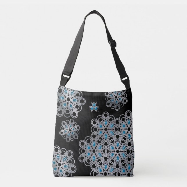 Bolsa de cuerpo cruzado Blue Torusphere PolyHexaBl (Anverso)