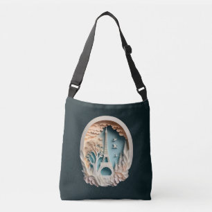 Bolsa de cuerpo cruzado con el estilo de los papel