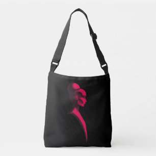 Bolsa de cuerpo cruzado de Cameo Rojo