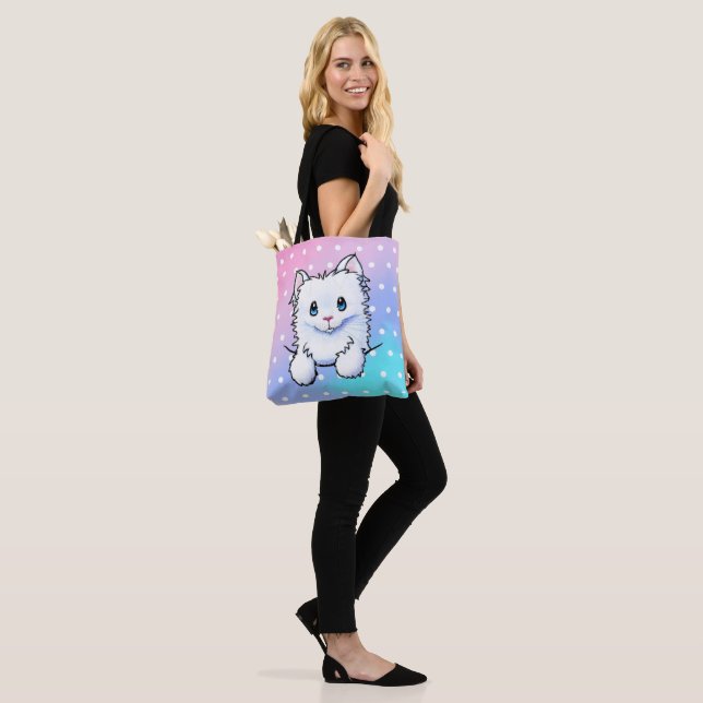 Bolsa de cuerpo cruzado de color blanco gitano (Puesto)