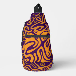 Bolsa de cuerpo cruzado de color brillante