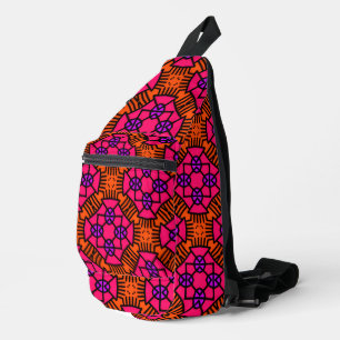 Bolsa de cuerpo cruzado de color brillante