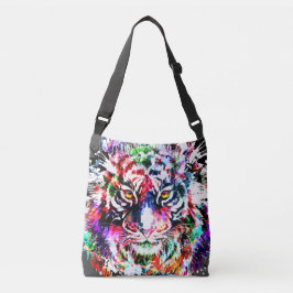 Bolsa de cuerpo cruzado de dibujo de la cabeza del