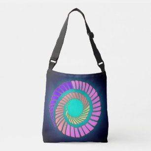 Bolsa de cuerpo cruzado de espiral de la Tierra