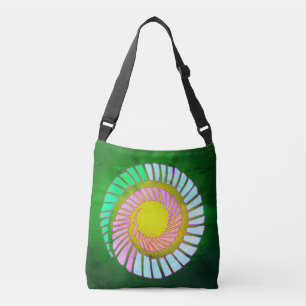 Bolsa de cuerpo cruzado de espiral de la Tierra