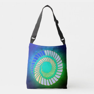 Bolsa de cuerpo cruzado de espiral de la Tierra