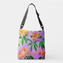 Bolsa de cuerpo cruzado de Frangipani vintage