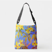 Bolsa de cuerpo cruzado de Frangipani vintage