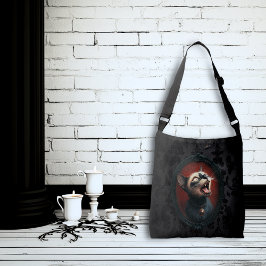 Bolsa de cuerpo cruzado de gato con gato