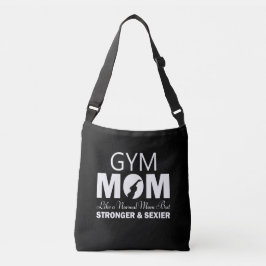 Bolsa de cuerpo cruzado de Gym Mom de impresión co