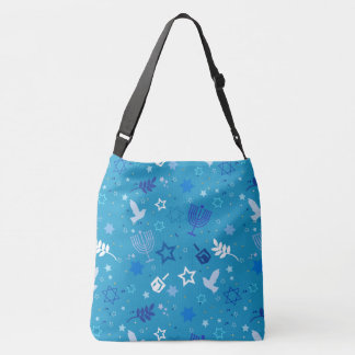 Bolsa de cuerpo cruzado de Hanukkah Stars