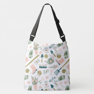 Bolsa de cuerpo cruzado de la hora del jardín